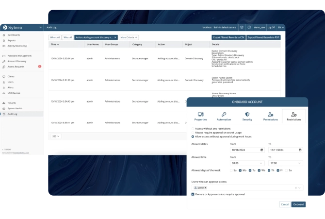 Granular permission management and auditing