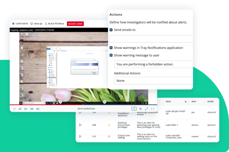 Real-time alerts