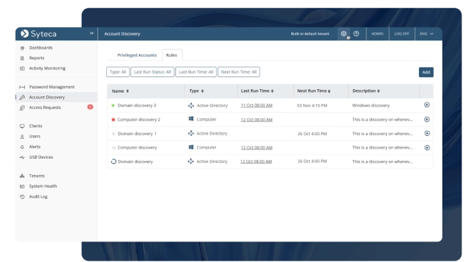 account discovery
