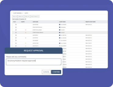 Removing anonymity from data