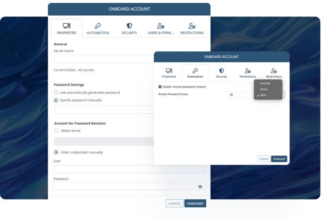 onboard account