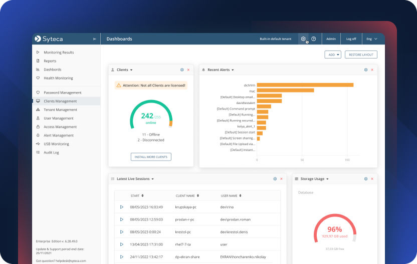 syteca platform overview