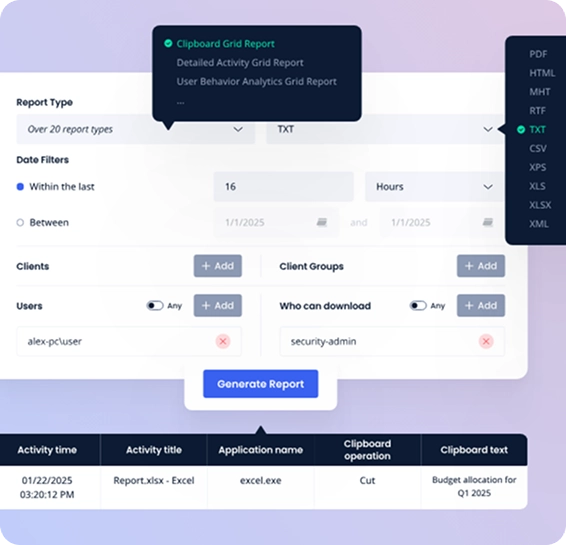 reports and dashboards